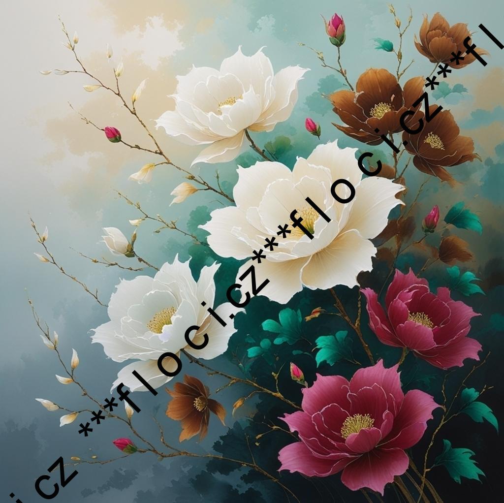 12131.Kočárkovina panel čtverec na OBJEDNÁVKU  různé varianty (bez okrajů na šití)