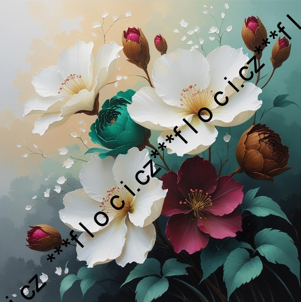 12136.Kočárkovina panel čtverec na OBJEDNÁVKU  různé varianty (bez okrajů na šití)