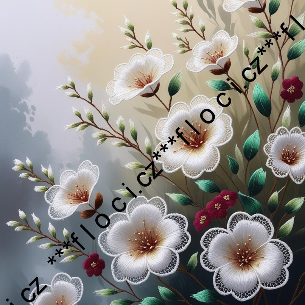 12141.Kočárkovina panel čtverec na OBJEDNÁVKU  různé varianty (bez okrajů na šití)