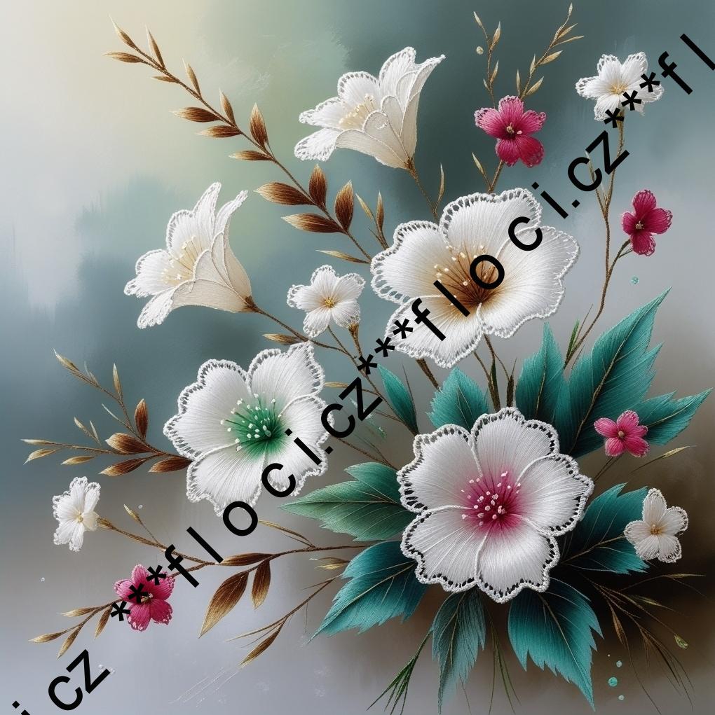 12171.Kočárkovina panel čtverec na OBJEDNÁVKU  různé varianty (bez okrajů na šití)