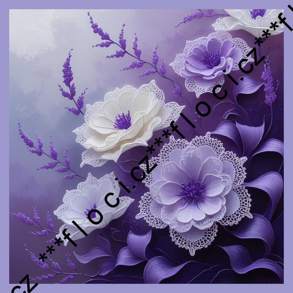 12212.Kočárkovina panel čtverec na OBJEDNÁVKU  různé varianty (barevný okraj) 