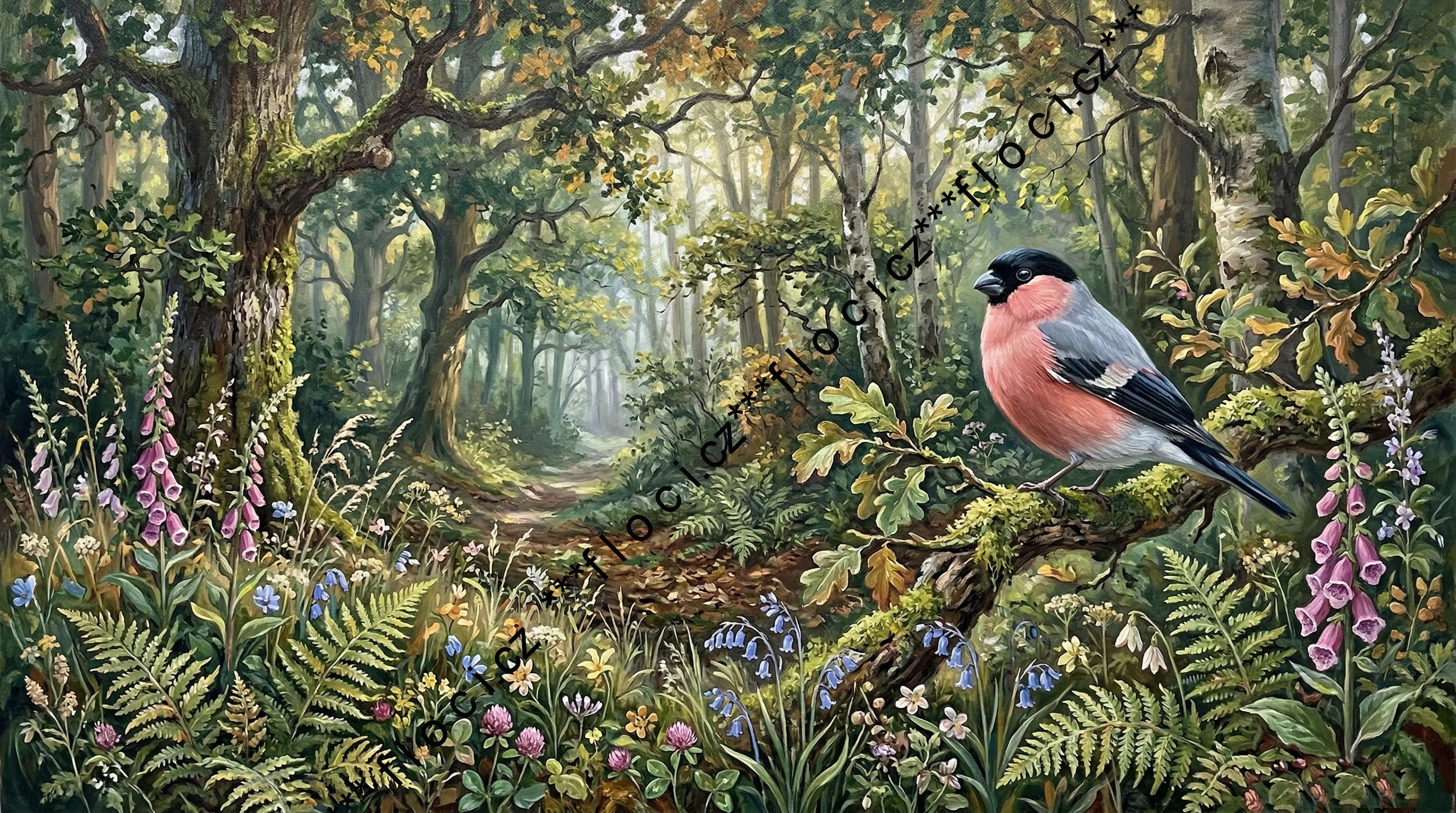 9480.Kočárkovina panel SKLADEM (+- v.17 cm x š.30 cm) bez okrajů