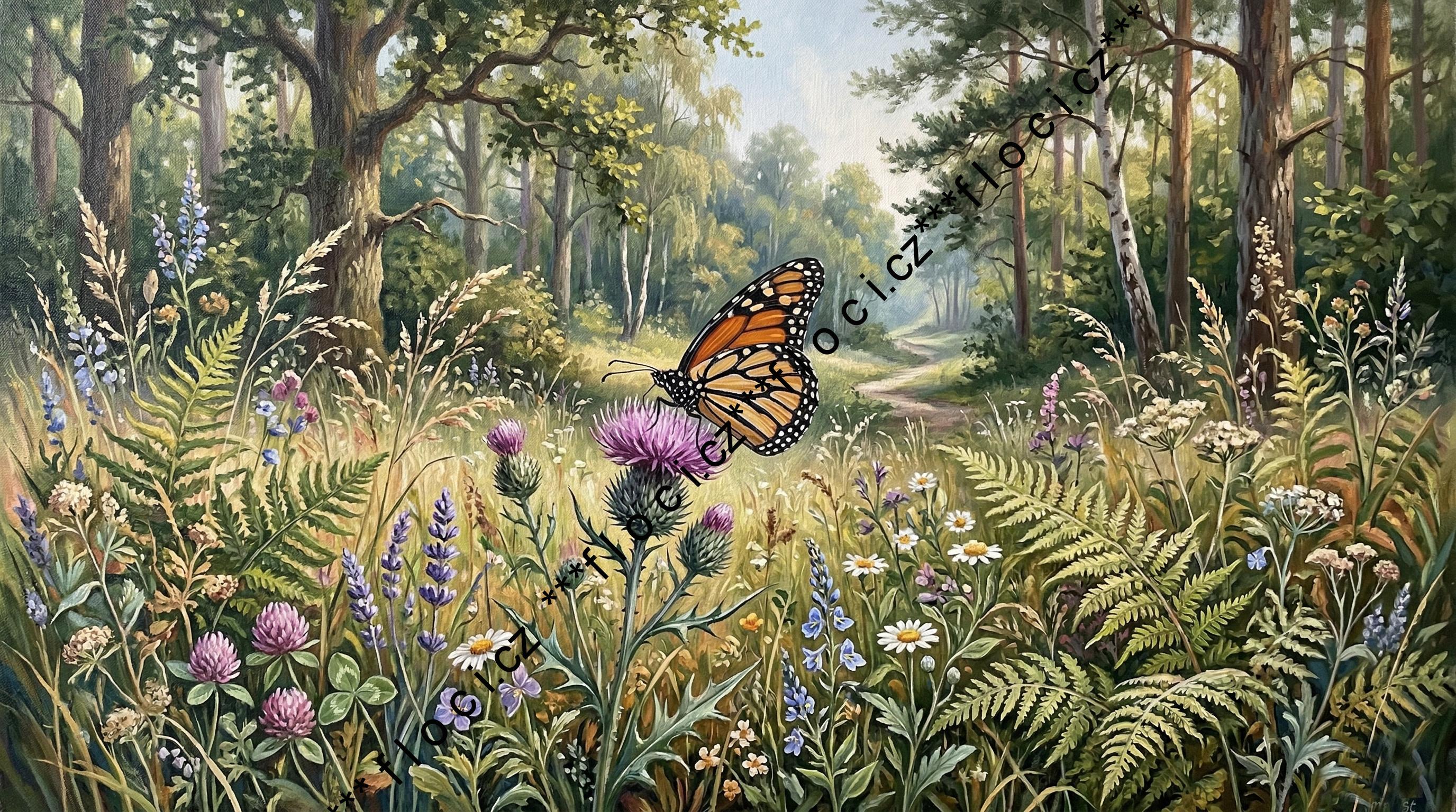 9481.Kočárkovina panel SKLADEM (+- v.17 cm x š.30 cm) bez okrajů