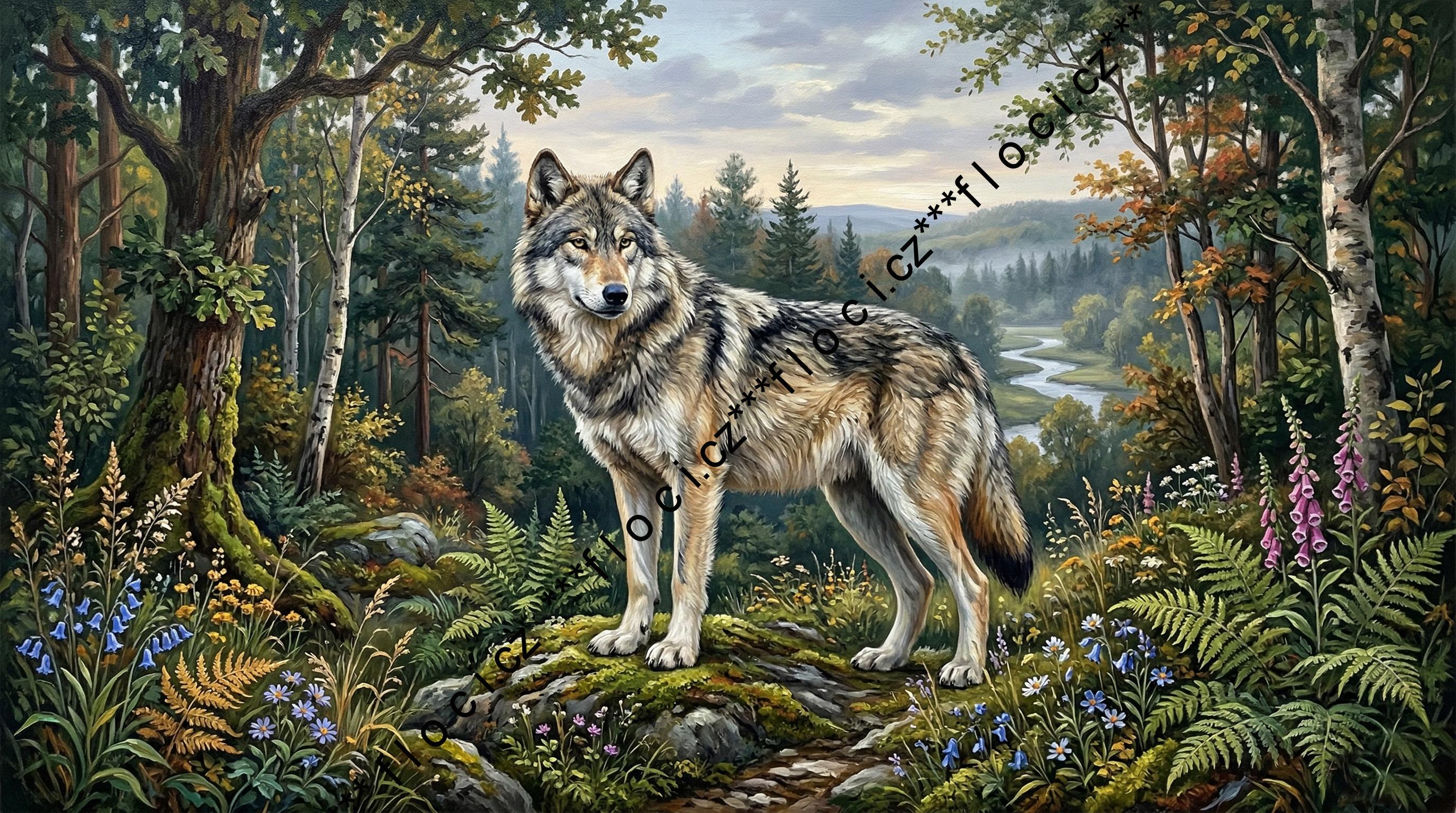 9507.Kočárkovina panel SKLADEM (+- v.15 cm x š.26 cm) bez okrajů