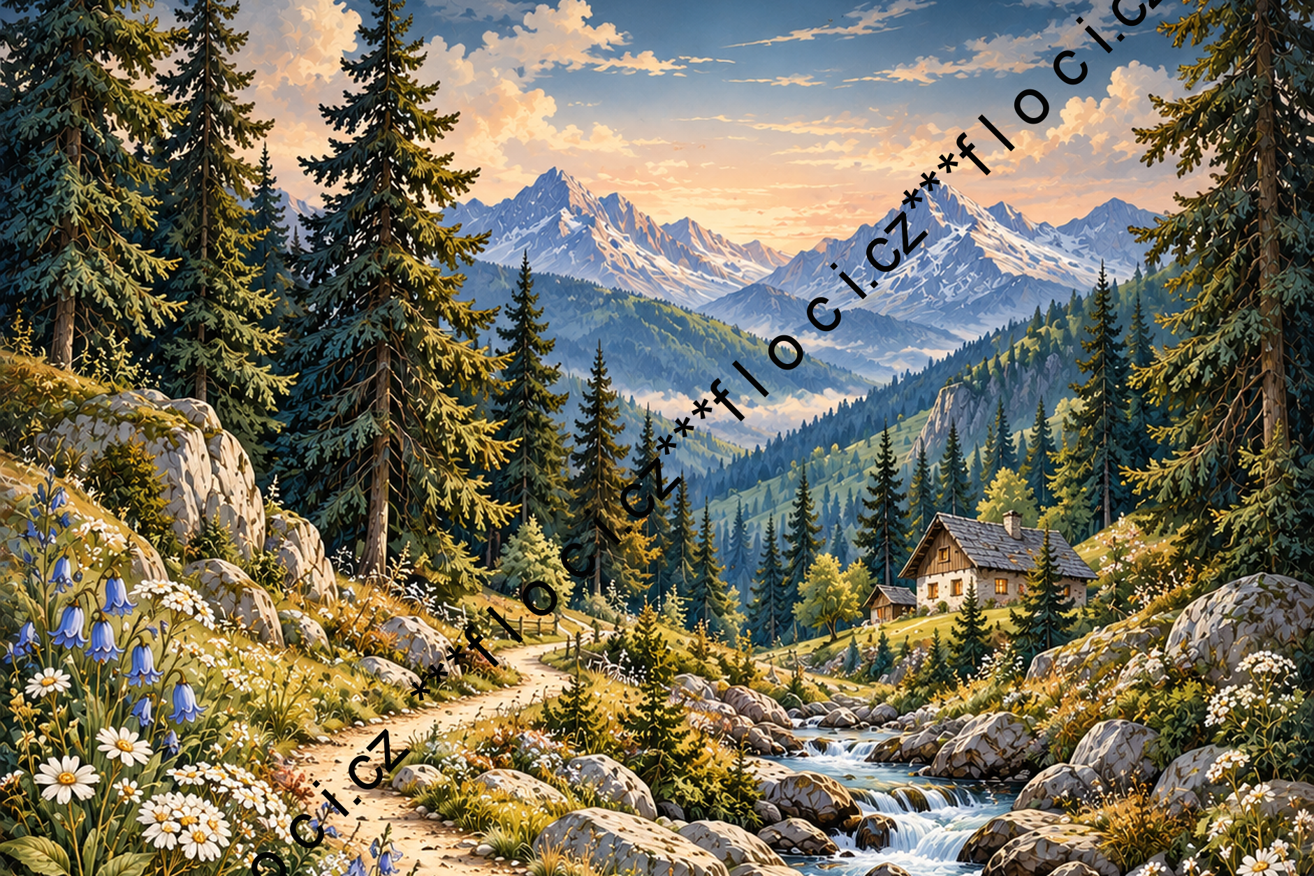 9555.Kočárkovina panel SKLADEM (+- v.20 cm x š.30 cm) bez okrajů